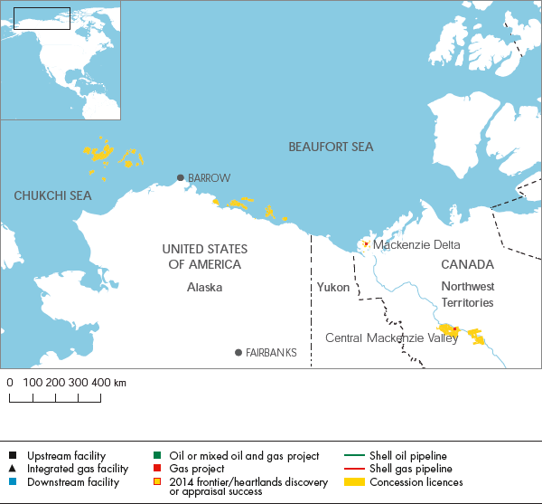 Alaska, Yukon and Northwest Territories (detailed map)