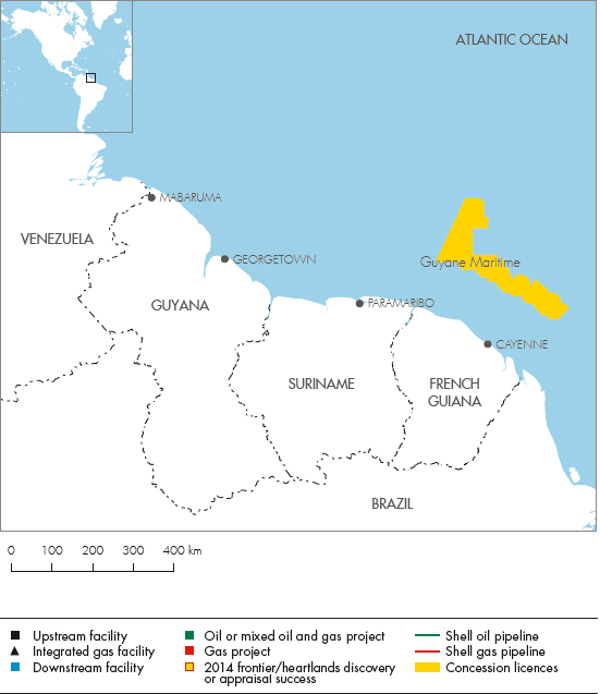 French Guiana (detailed map)