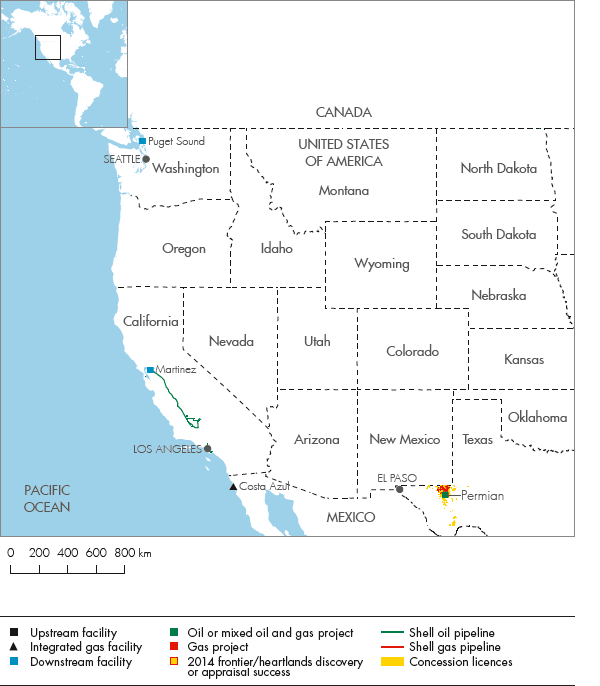 North-west USA (detailed map)