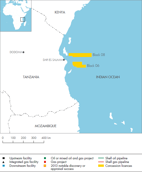 Tanzania (detailed map)