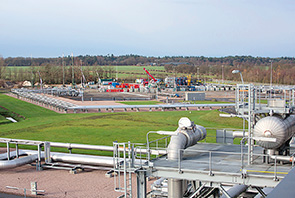 Underground gas storage facility in the Netherlands (photo)