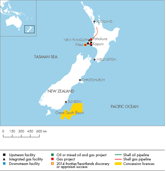 New Zealand (detailed map)