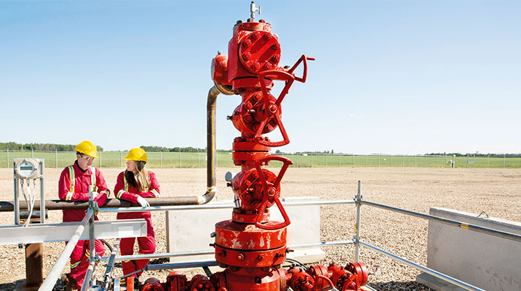 CO2 injection well in Alberta, Canada (photo)