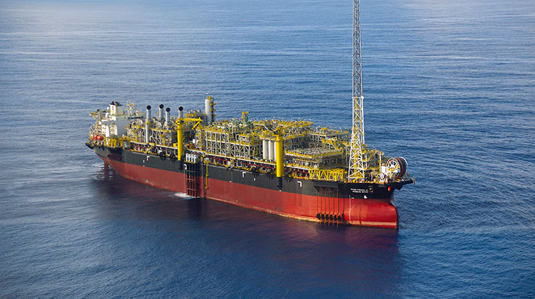 Floating, production, storage and offloading vessel (FPSO) Cidade de Itaguaí is operating in the Iracema Norte area, Brasil (photo)