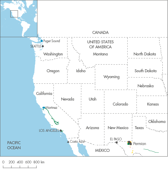 North-West USA (map)