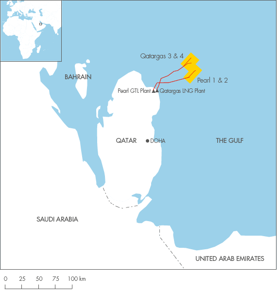 Qatar (map)