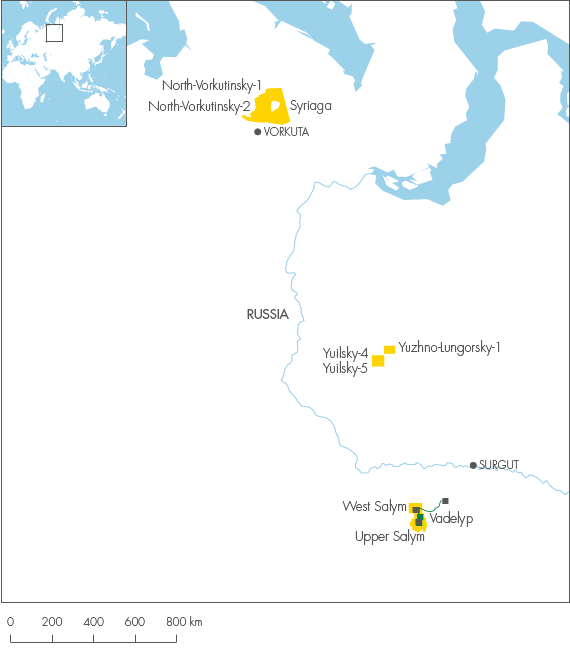 Russia - Siberia (map)
