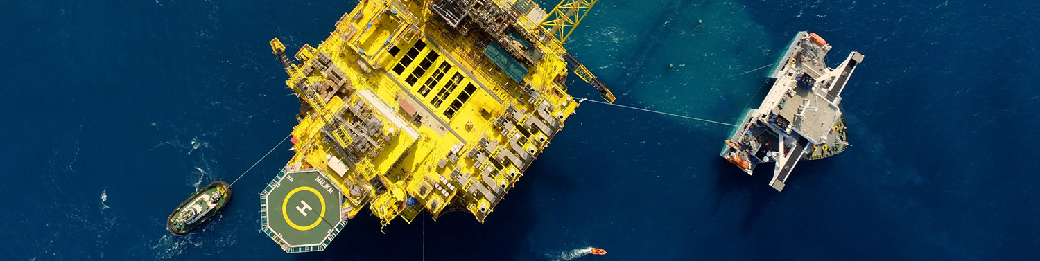Malikai, Shell’s second deep-water project in Malaysia, features the country’s first tension-leg platform and began production in December 2016. (photo)