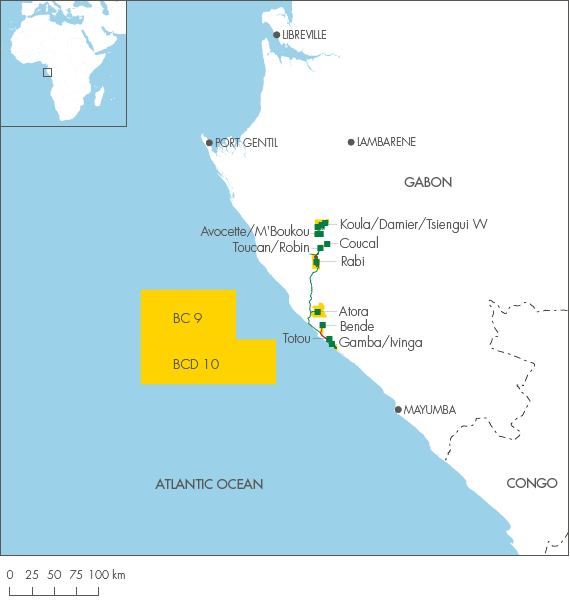Gabon (map)