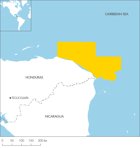 Honduras (map)