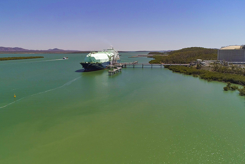 The Queensland Curtis LNG, Australia (photo)