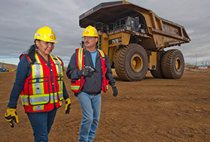 Development of the oil sands helps create jobs in Alberta, Canada. (photo)