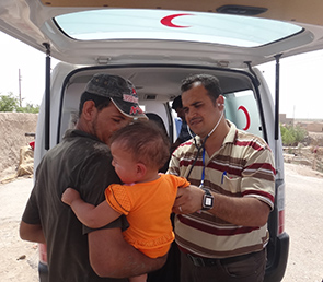 Mobile clinics provide health checks and medicines in Iraq. (photo)