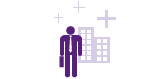 Man with briefcase and tie (icon)