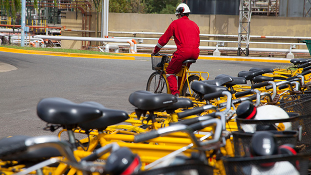 Bicycles at Refineria Buenos Aires (photo)