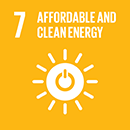 Sustainable development goal 7 – Affordable and clean energy (icon)