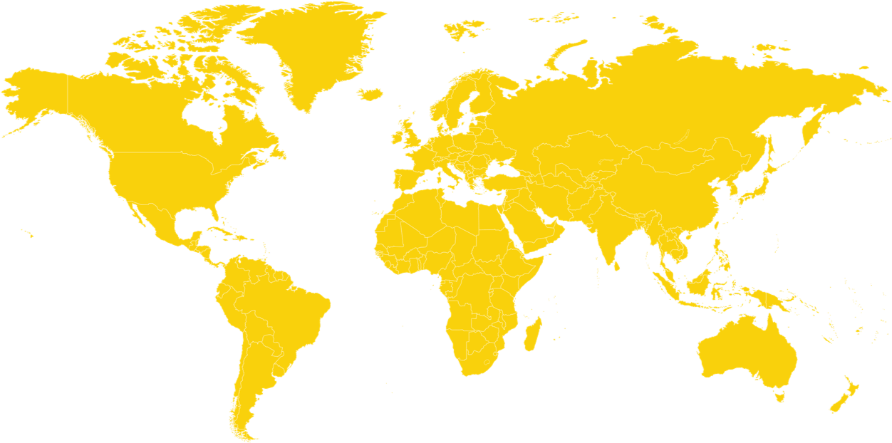 Locations of our partnerships with: International Union for Conservation of Nature, Wetlands International, The Nature Conservancy, Earthwatch and Social partners (Worldmap)