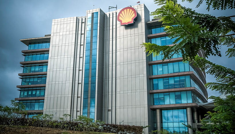 The Shell Technology Centre building in Bangalore, India. (photo)